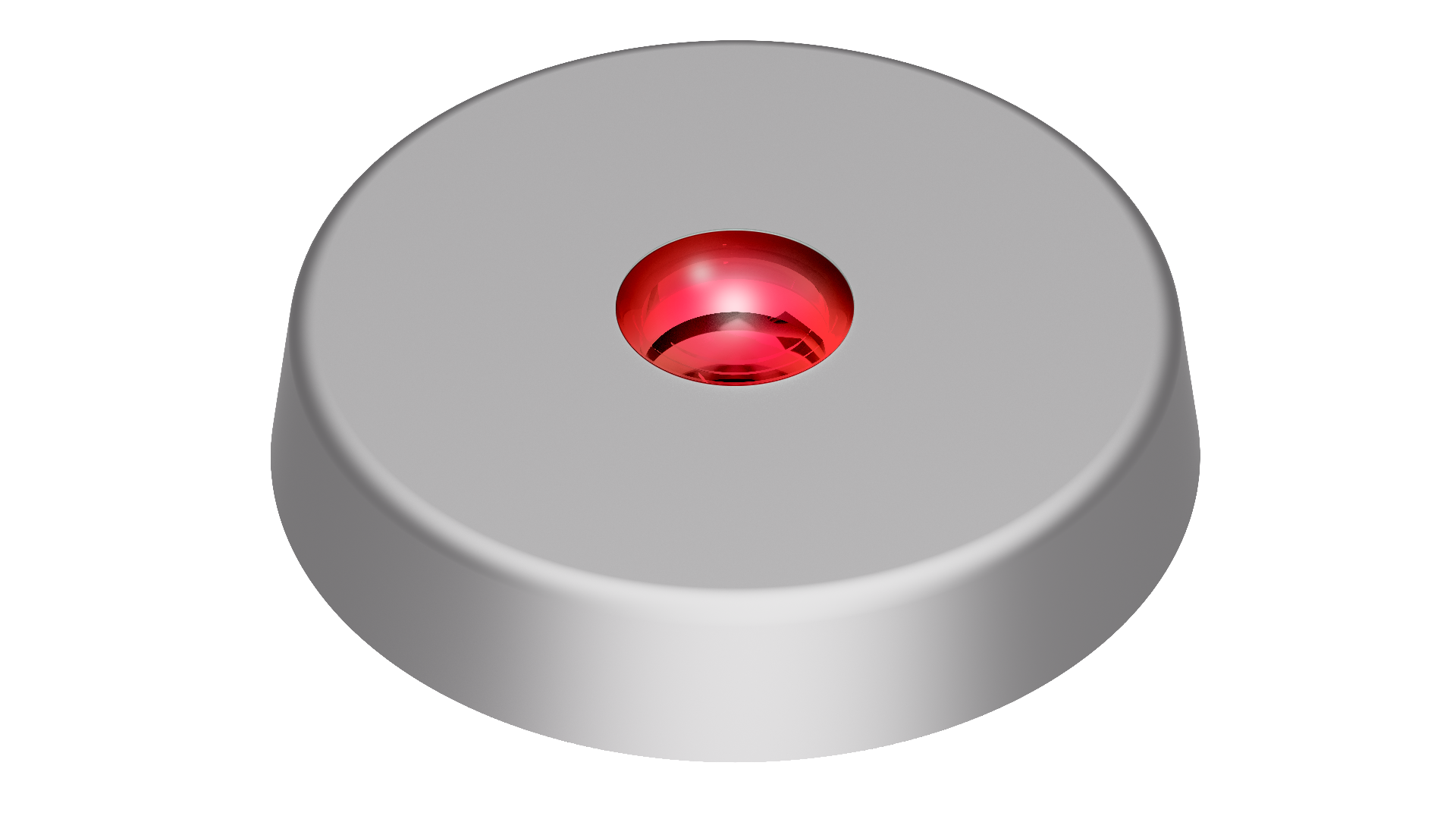 Decklight, Red light, Surface mount 2,5m cable